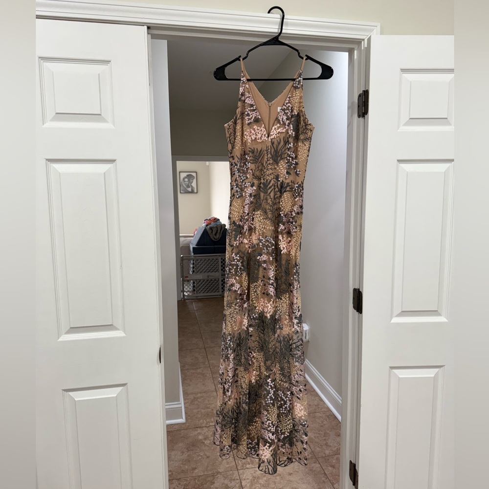 Dress the Population Embroidered Floral Dress